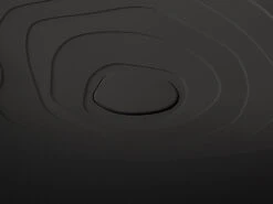 Copripiletta Doccia Splash Nero Africa