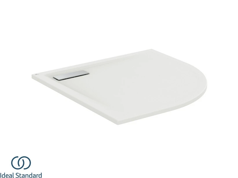 Piatto Doccia Ideal Standard® Ultra Flat New Semicircolare 90x90 Cm Bianco Seta Opaco 1 Piatto Doccia Ideal Standard® Ultra Flat New Semicircolare 90x90 Cm Bianco Seta Opaco