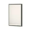 Specchio Bagno Con Luce Led Classic 90x59 Cm Verde Salvia Opaco