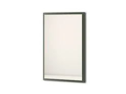 Specchio Bagno Con Luce Led Classic 90x59 Cm Verde Salvia Opaco