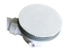 Piletta Doccia Puro Ø90 Mm Cotone Bianco Opaco