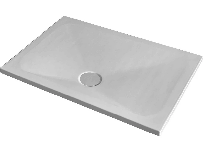 Piatto Doccia Puro Rettangolare 100x70 Cotone Bianco Opaco 1 Piatto Doccia Puro Rettangolare 100x70 Cotone Bianco Opaco