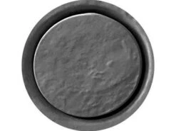 Piletta Doccia Appia Ø90 Mm Calotta In Ceramica Grafite Opaco