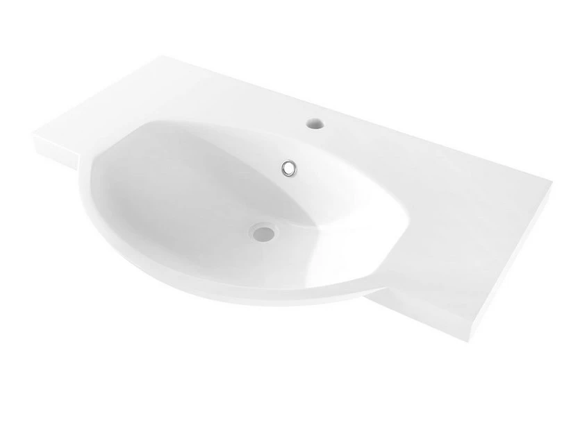 Lavabo Incasso Alyssa Unitop 81X49 In Resina Lucido Bianco 1 Lavabo Incasso Alyssa Unitop 81X49 In Resina Lucido Bianco