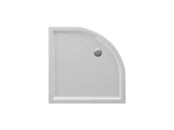Piatto Doccia Ape 80X80 H6 Semicircolare Ceramica Bianco