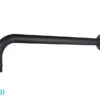 Braccio Doccia Pico 30 Cm Tondo Nero Opaco