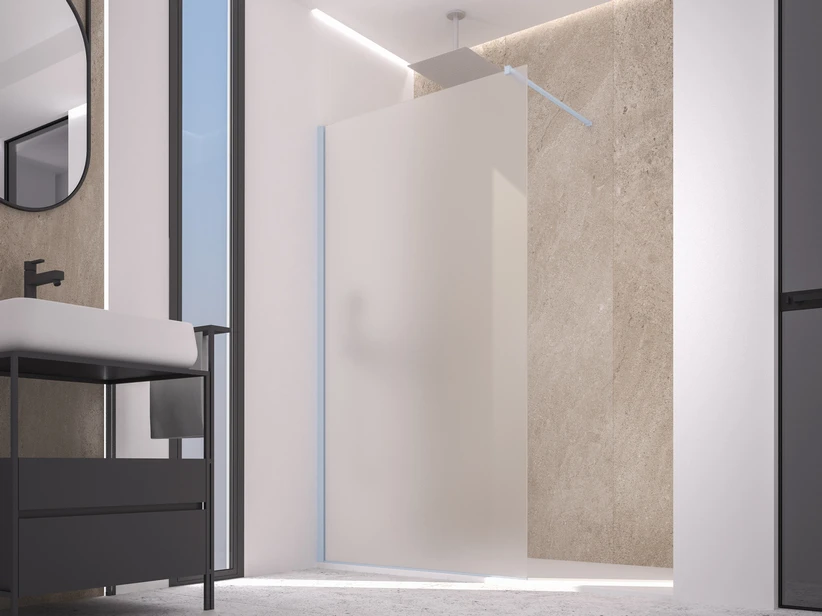 Doccia Walk In Zen 82 Cm H200 Cristallo 6 Mm Trasparente Blue Vintage 1 Doccia Walk In Zen 82 Cm H200 Cristallo 6 Mm Trasparente Blue Vintage