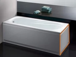 Gea Pannello Laterale Da 70 Per Vasca 150 Bianco