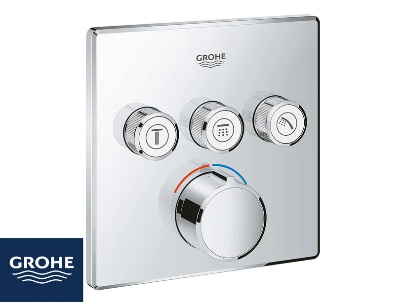 Miscelatore Per Doccia Incasso Grohe Smartcontrol Cube Monocomando Con Deviatore 3 Vie Cromo 1 Miscelatore Per Doccia Incasso Grohe Smartcontrol Cube Monocomando Con Deviatore 3 Vie Cromo
