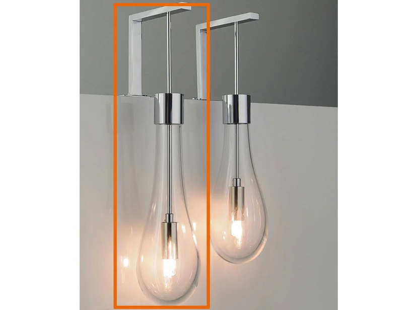 Lampada Goccia Led Vetro Soffiato Lungo 1 Lampada Goccia Led Vetro Soffiato Lungo