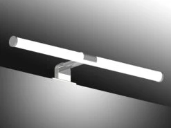 Lampada Led Roller 50 Cm Cromo