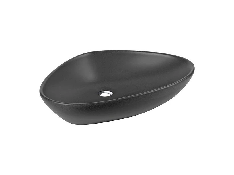 Lavabo Da Appoggio Bermuda 58X39 In Resina Opaco Grigio Carrara 1 Lavabo Da Appoggio Bermuda 58X39 In Resina Opaco Grigio Carrara