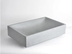 Lavabo Da Appoggio Concrete 58,2x36,5 H15 Cemento