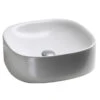 Lavabo Da Appoggio Wild 45 Cm Bianco Opaco