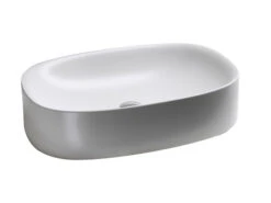 Lavabo Da Appoggio Wild 60 Cm Bianco Opaco