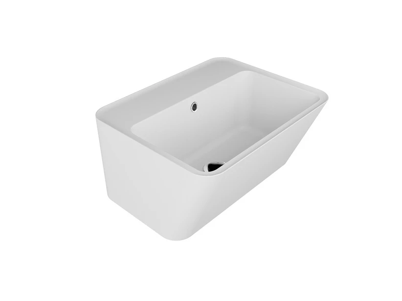 Lavabo Sospeso/Appoggio Wynn 50X40Xh.25 In Ceramica Opaco Bianco 1 Lavabo Sospeso/Appoggio Wynn 50X40Xh.25 In Ceramica Opaco Bianco