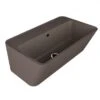 Lavabo Sospeso/Appoggio Wynn 70X40Xh.25 In Ceramica Opaco Siena