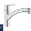 Miscelatore Monocomando Per Cucina Grohe® Start Quickfix Con Doccetta Estraibile Cromo