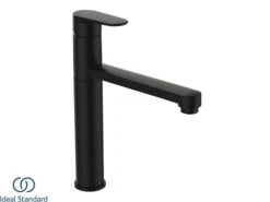 Miscelatore Lavello Cucina Ideal Standard® Cerafine O H180 Monocomando Nero Seta Opaco