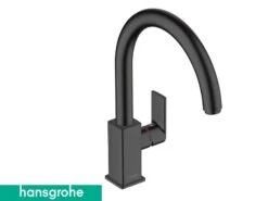 Miscelatore Per Cucina Hansgrohe® Vernis Shape Con Bocca Orientabile Monocomando Nero Opaco
