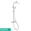 Colonna Doccia My Select E 240 Hansgrohe Con Miscelatore Termostatico E Soffione Quadrato Cromo