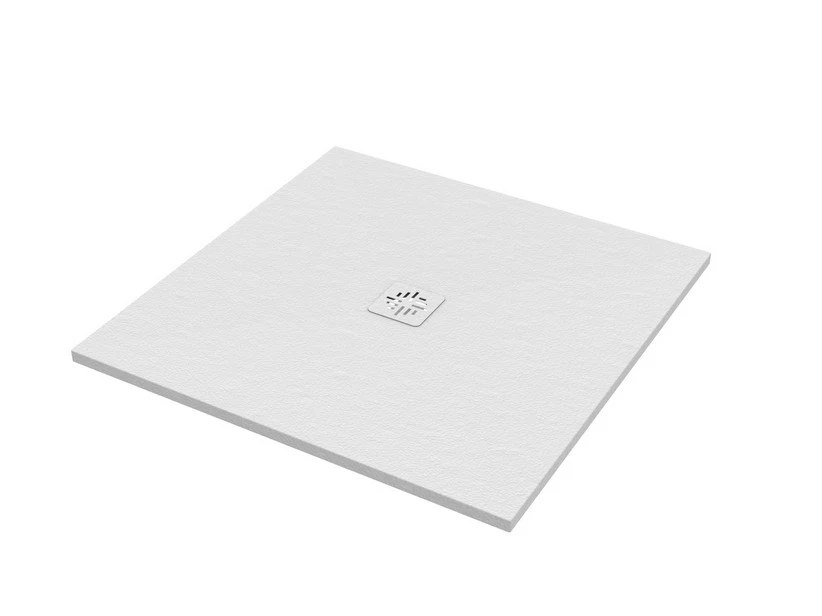 Piatto Doccia Quadrato Crypto 100x100 H2,5 Cm In Resina Bianco 1 Piatto Doccia Quadrato Crypto 100x100 H2,5 Cm In Resina Bianco