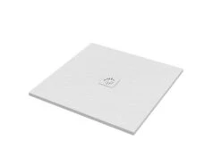 Piatto Doccia Quadrato Crypto 90x90 H2,5 Cm In Resina Bianco