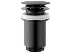 Piletta Lavabo Click Clack Forever H90 Mm Universale Nero Opaco