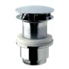 Piletta Lavabo Scarico Libero H40 Mm Senza Troppo Pieno Cromo