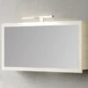 Specchio Bagno Qubo 100 Contenitore Bianco-Matrix