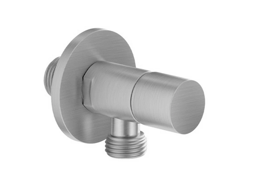 Rubinetto Sottolavabo Tondo Cromo Spazzolato 1 Rubinetto Sottolavabo Tondo Cromo Spazzolato