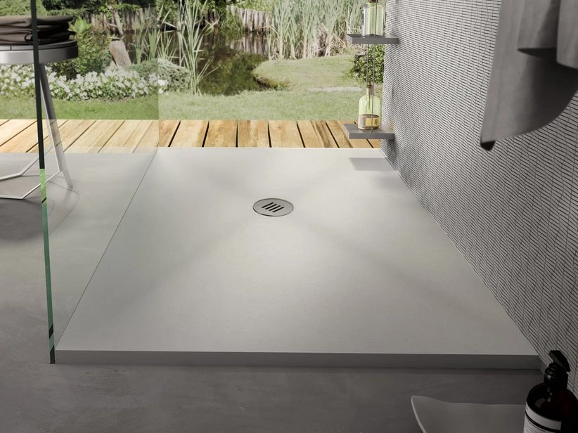 Piatto Doccia Sahara 70X90 H2,5 Resina Bianco 1 Piatto Doccia Sahara 70X90 H2,5 Resina Bianco