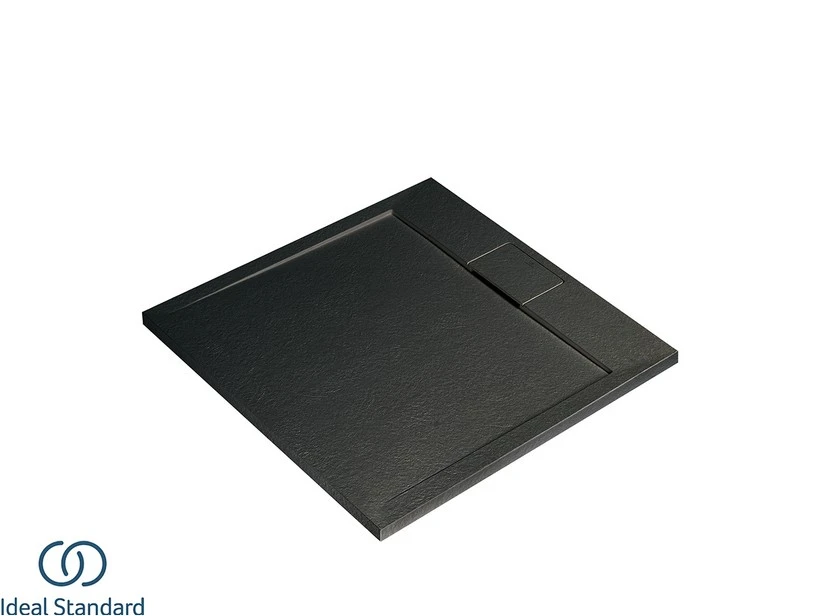 Piatto Doccia Ideal Standard® ULTRAFLAT-S I.LIFE Quadrato 80x80 Cm Resina Nero 1 Piatto Doccia Ideal Standard® ULTRAFLAT-S I.LIFE Quadrato 80x80 Cm Resina Nero