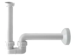 Sifone Salvaspazio Luna 1'1/4 Ø32 Mm Polipropilene Bianco