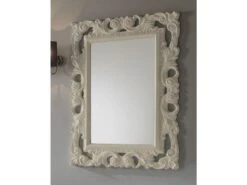 Specchio Bagno Barocco 94X75 Sabbia
