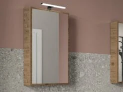 Specchio Bagno Qubo Contenitore 50x85 P14 Verticale Sherwood