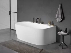 Vasca Freestanding Taurus 158x86 Cm Bianco Lucido