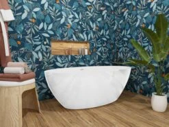 Vasca Freestanding Nemo6 Solid Surface 165X80 Bianco Lucido