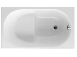 Vasca Incasso Gea Guscio 105x70 Bianco