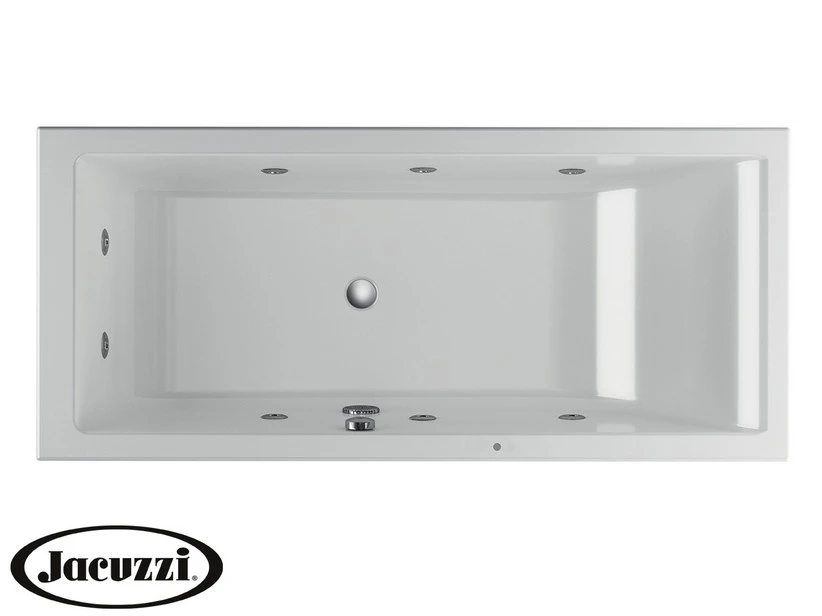 Vasca Idromassaggio Jacuzzi® Silk 180x80 Cm Destra Senza Pannelli 1 Vasca Idromassaggio Jacuzzi® Silk 180x80 Cm Destra Senza Pannelli