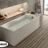 Vasca Idromassaggio Jacuzzi® Soho Pannello Frontale+Laterale 170X70 Schienale A Destra