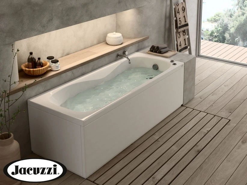 Vasca Idromassaggio Jacuzzi® Soho Pannello Frontale+Laterale 170X70 Schienale A Destra 1 Vasca Idromassaggio Jacuzzi® Soho Pannello Frontale+Laterale 170X70 Schienale A Destra