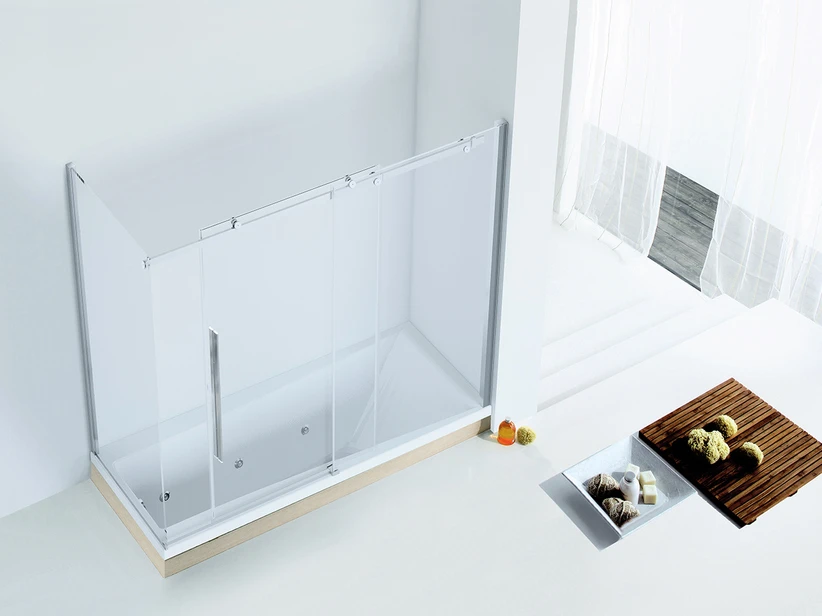 Box Doccia Per Vasca Velo 170X70Xh150 1 Anta Scorrevole Cristallo Trasparente 8 Mm Profilo Cromo 1 Box Doccia Per Vasca Velo 170X70Xh150 1 Anta Scorrevole Cristallo Trasparente 8 Mm Profilo Cromo